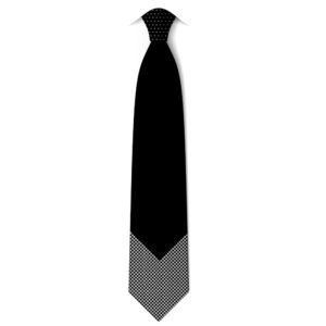 Pure Silk Black Tie